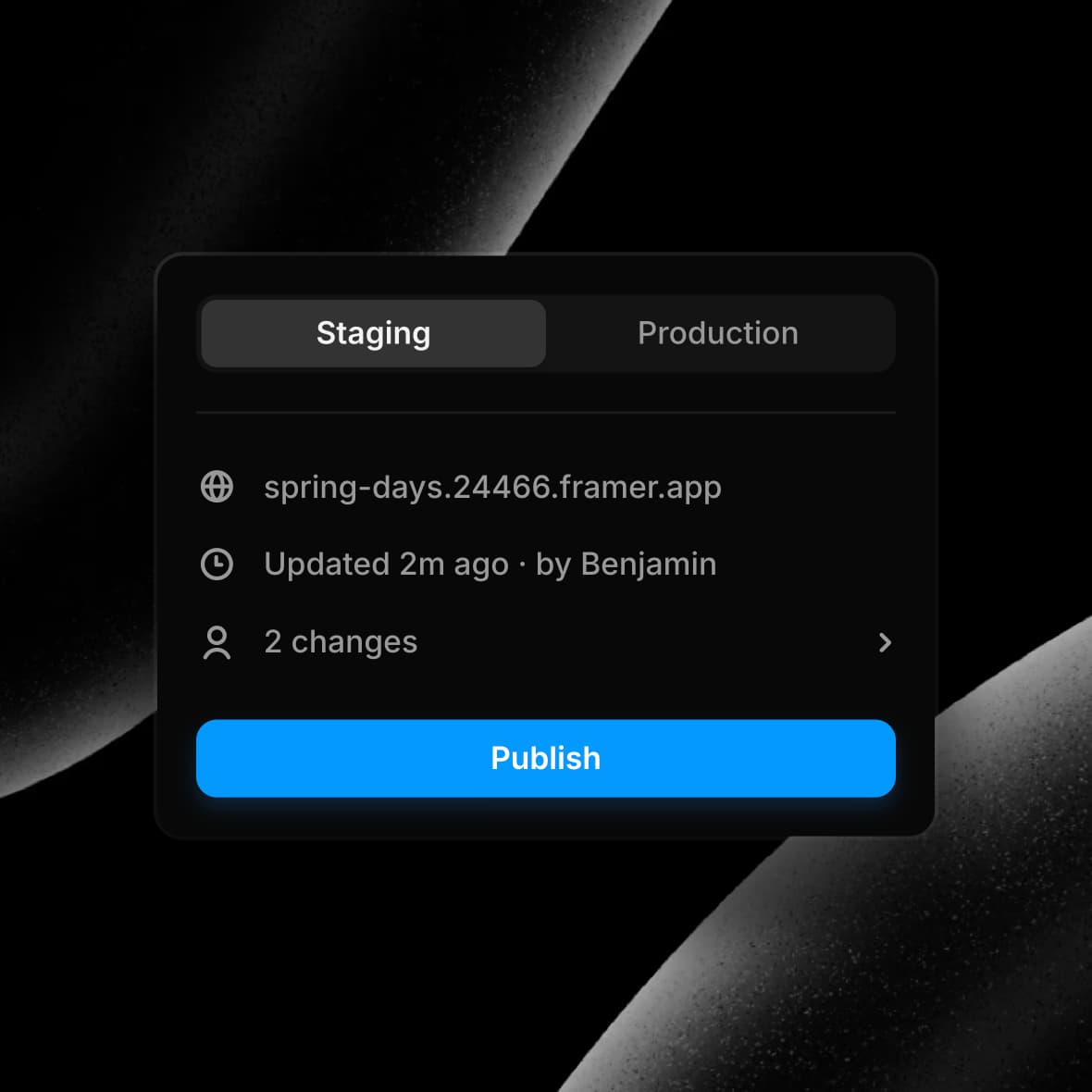 Publishing in Framer