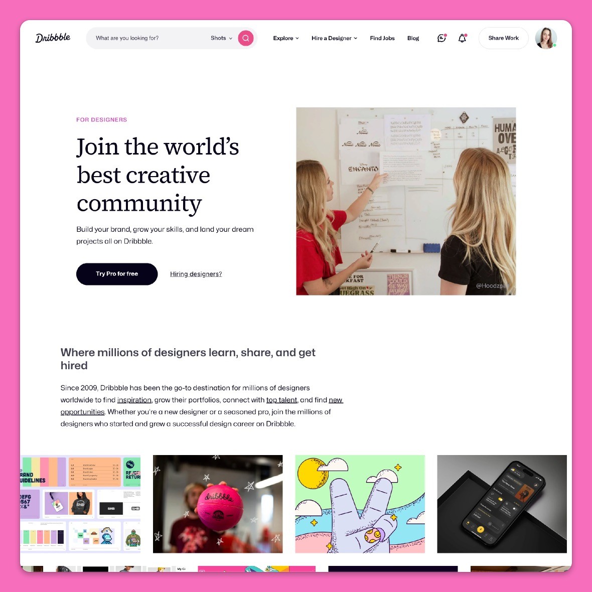 Product launch website